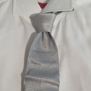 Dolce & Gabbana Silver Formal Silk Tie